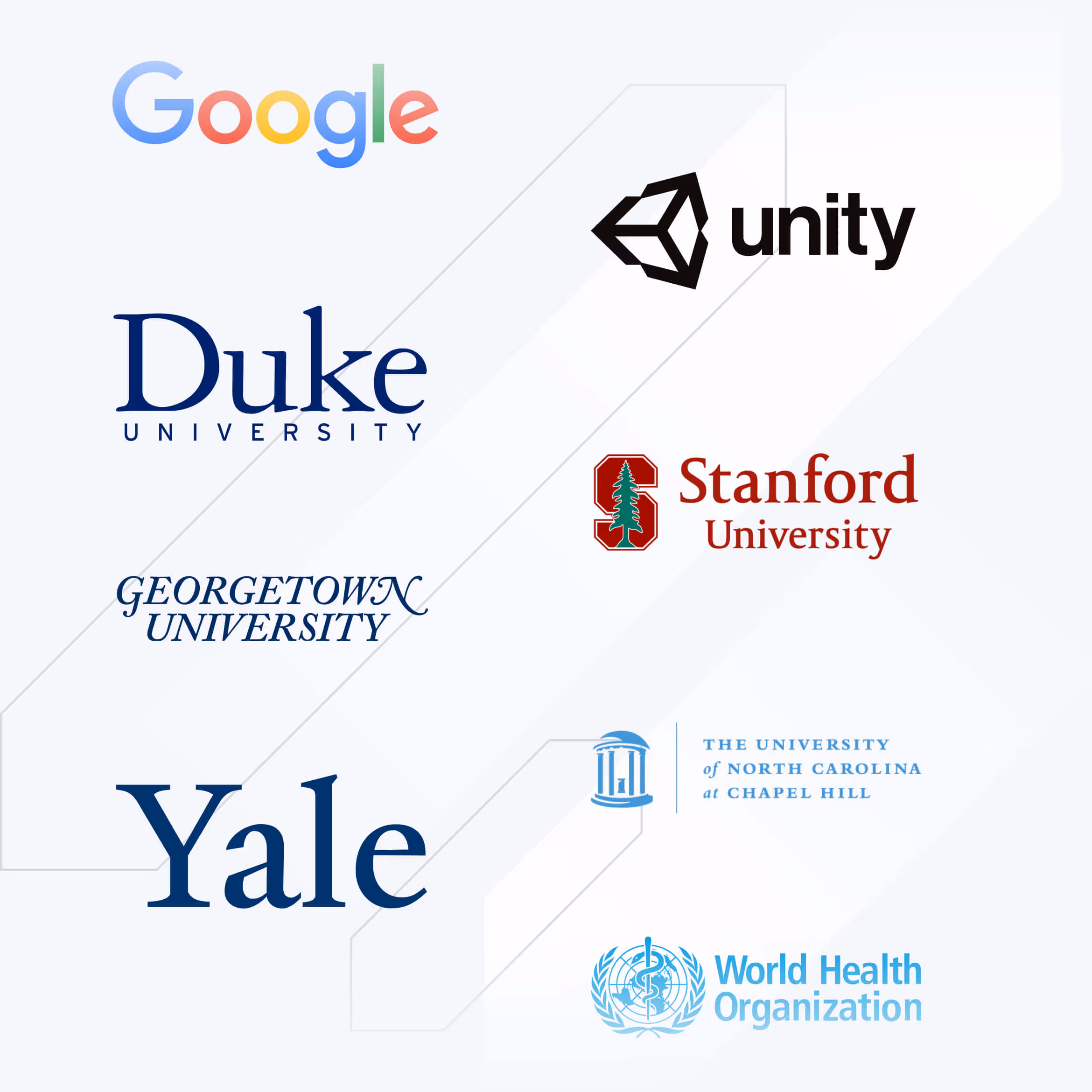 An image mockup featuring various industry logos.