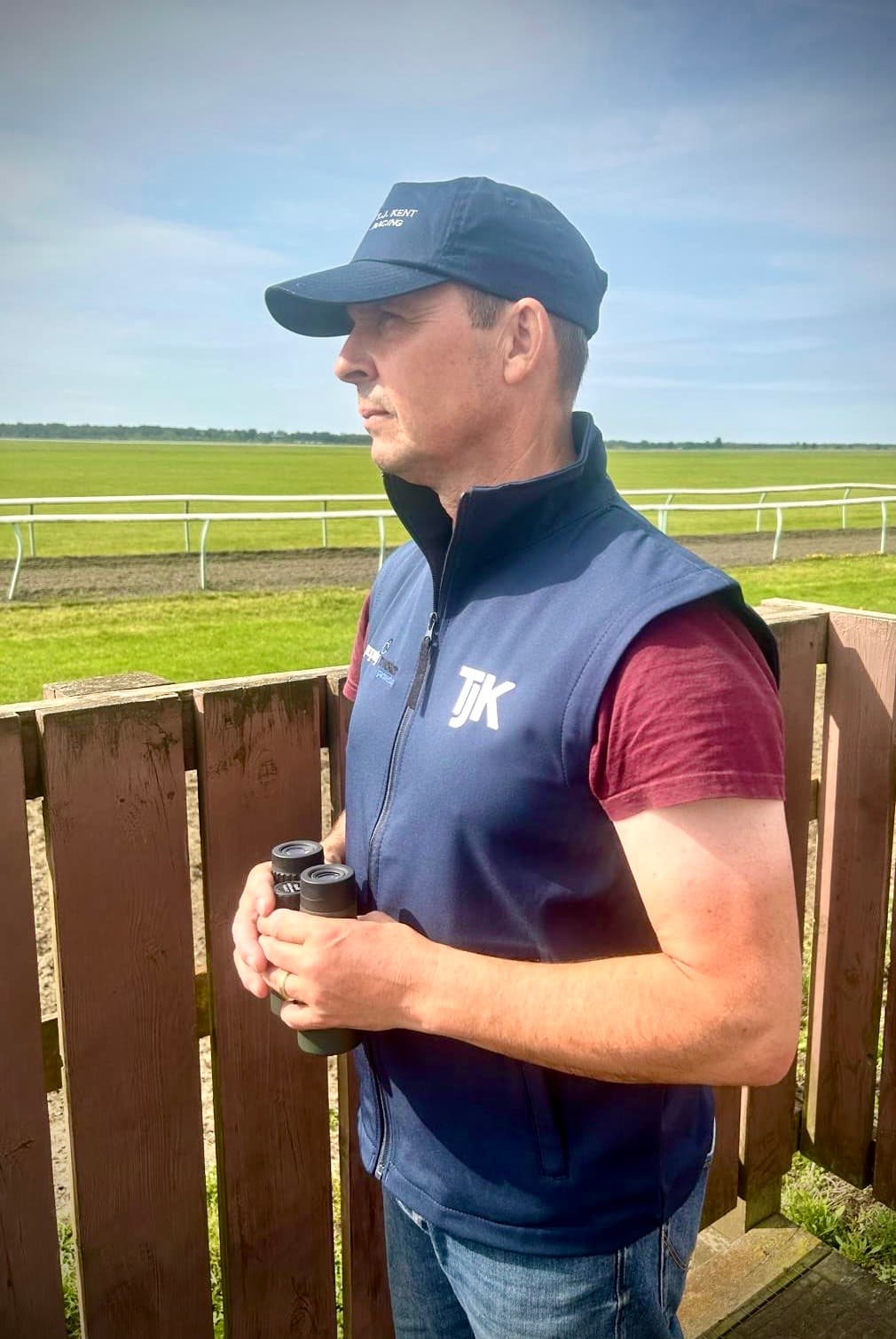 TJ Kent on Newmarket's heath.