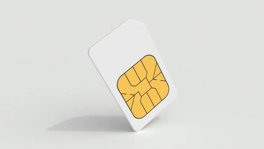 White Sim Card Full Rotation Stock Footage Video (100% Royalty-free)  3126142 | Shutterstock