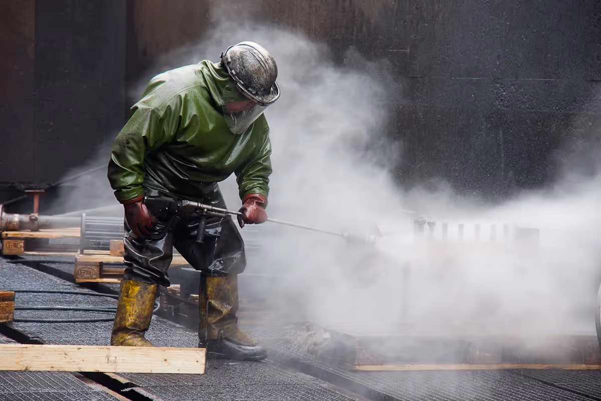 starting a pressure washer