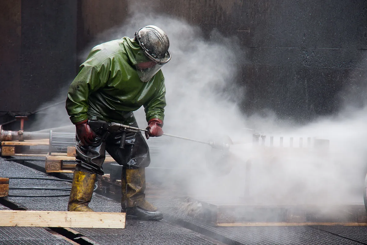 starting a pressure washer