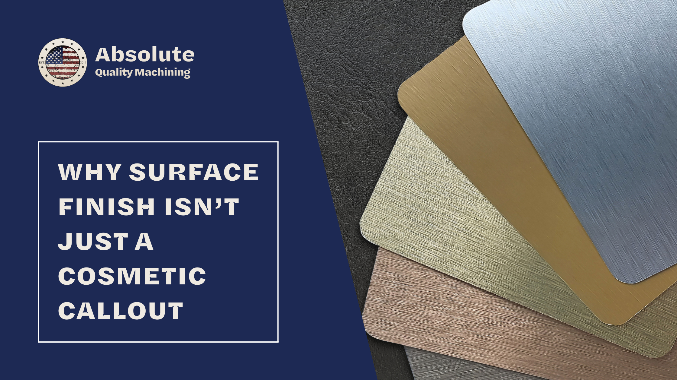 A pile of metal finish swatches