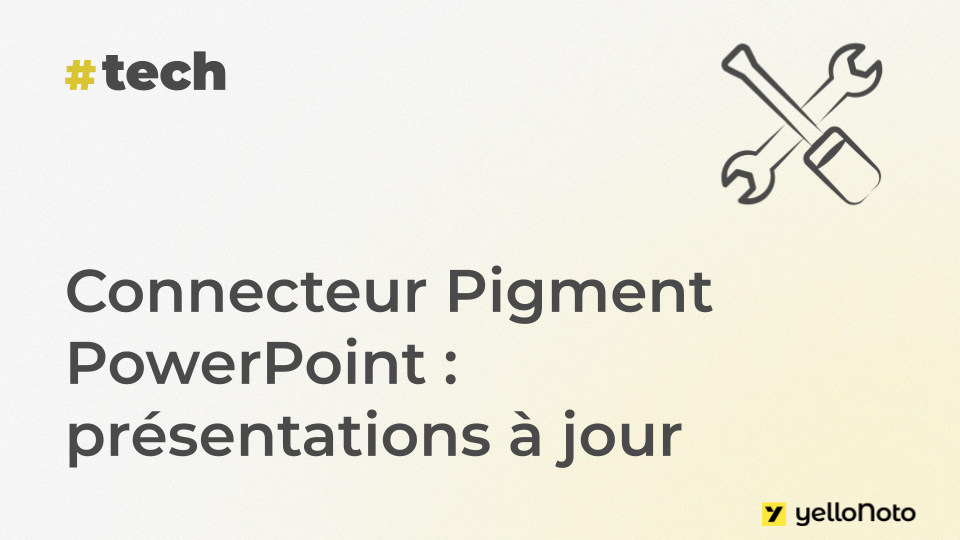 Connecteur Pigment PowerPoint : présentations à jour