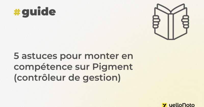 5 astuces pour monter en compétence sur Pigment (contrôleur de gestion)