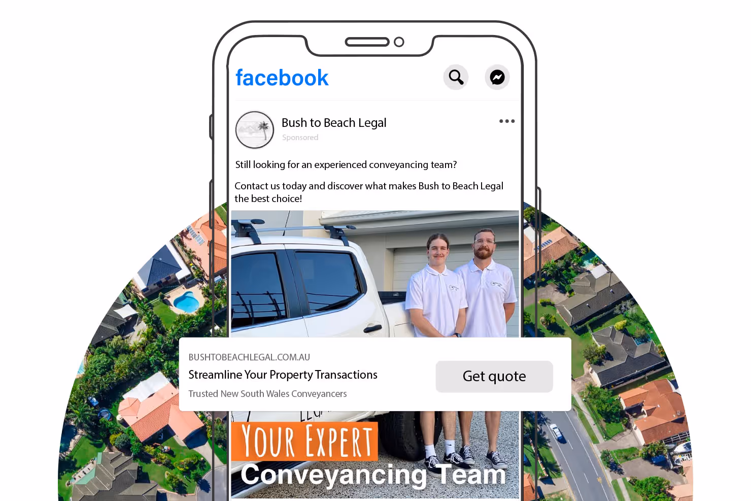 bush to beach legal meta ads on mobile