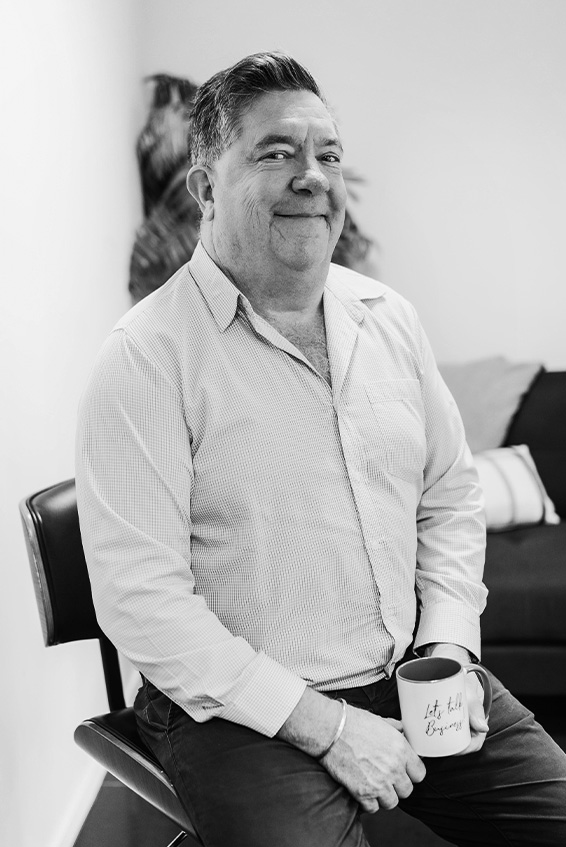 john hutchinson director in black and white