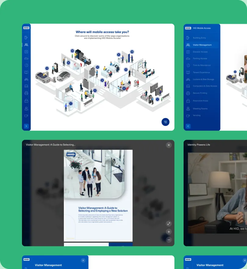 Website design concepts for a construction brand