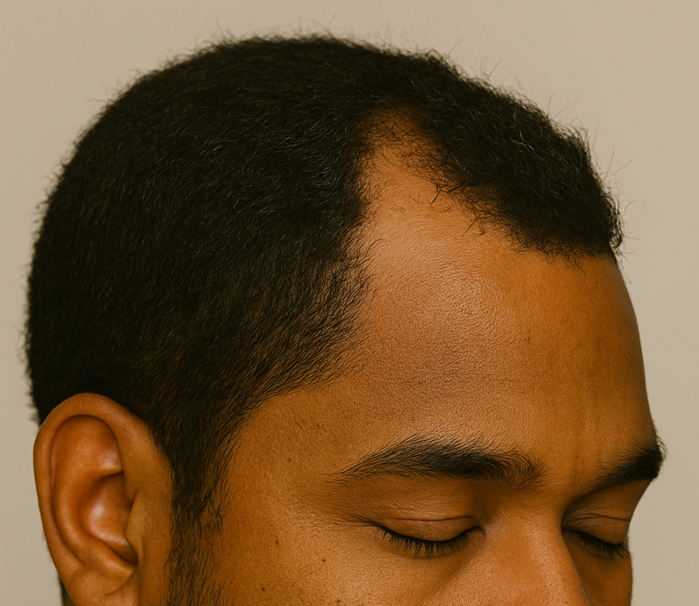 Man with alopecia