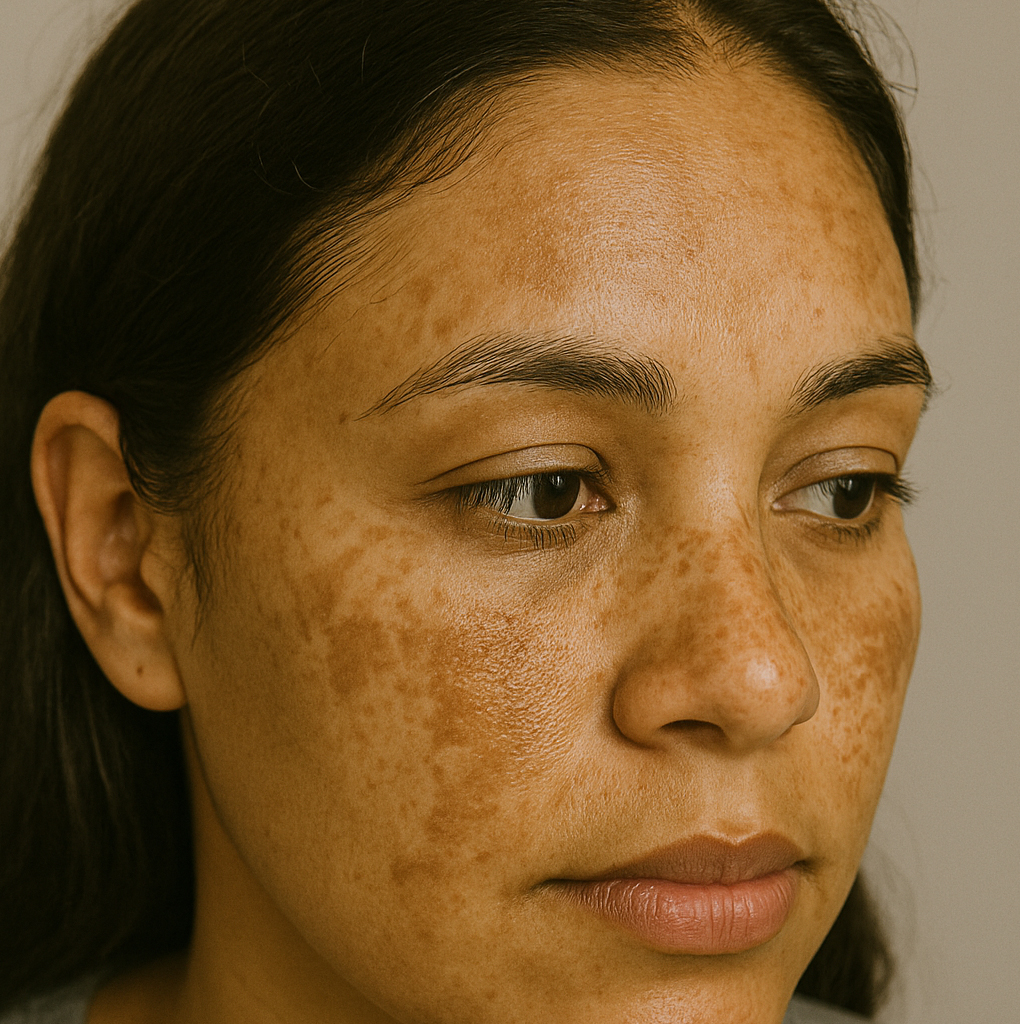 woman with melasma