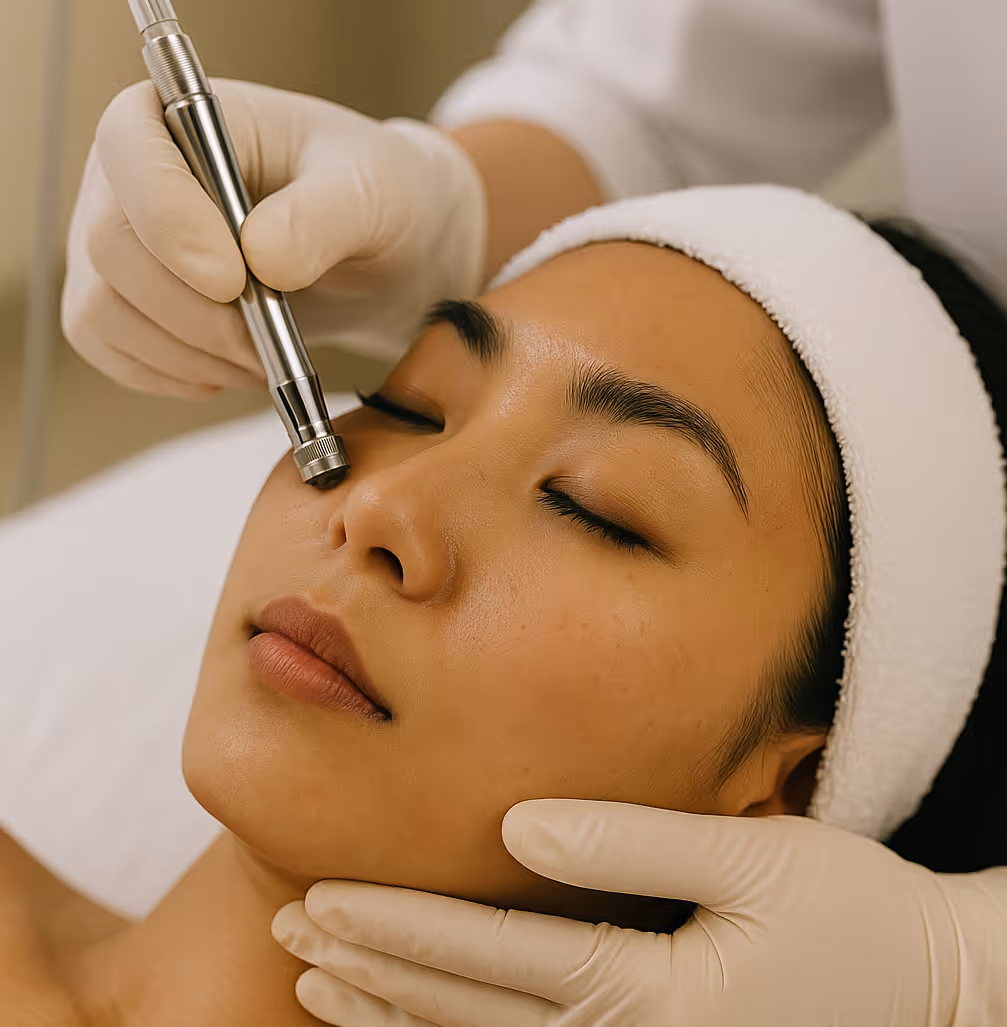 Microdermabrasion facial at dermatologist in American Fork, UT