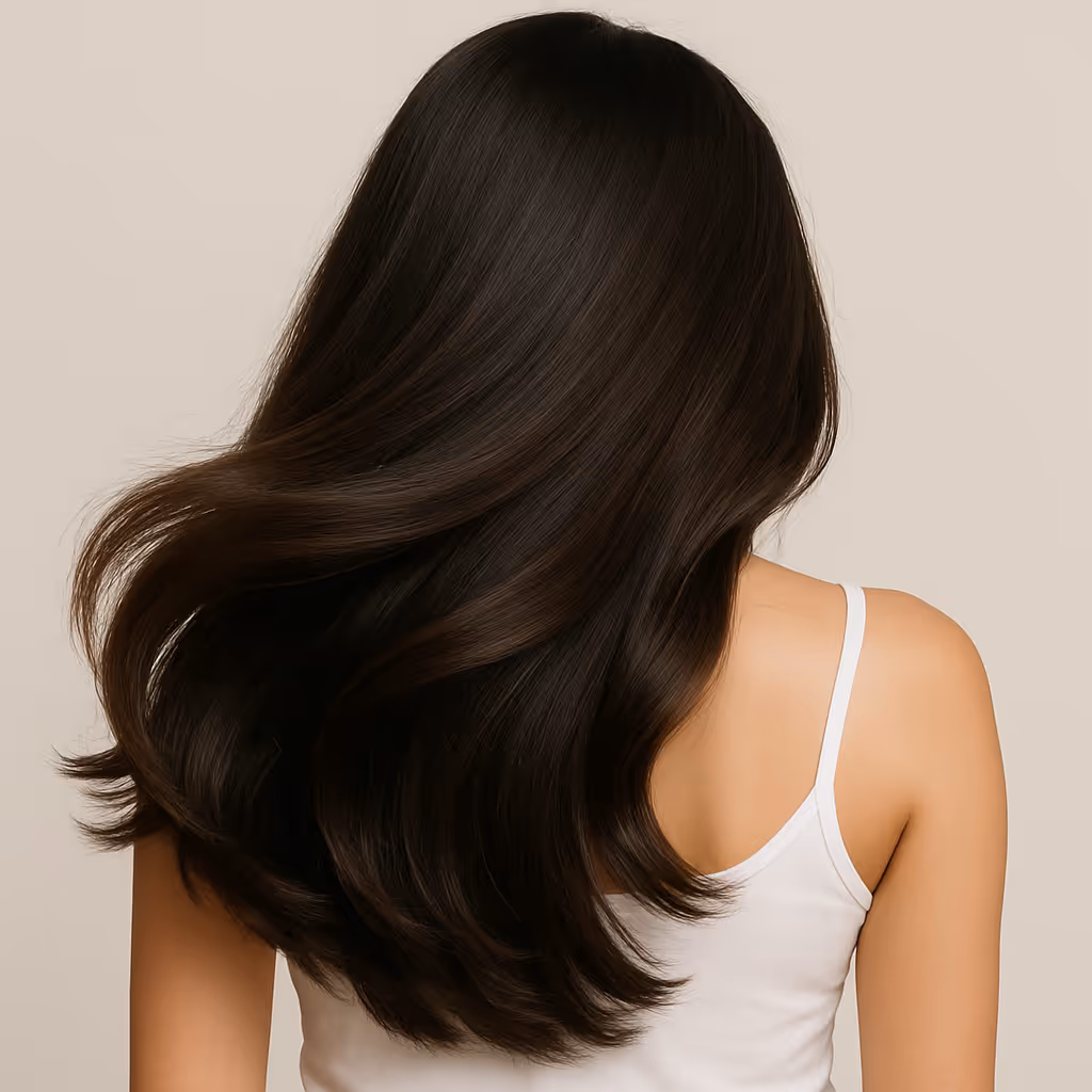 Beautiful healthy hair treated at a dermatology clinic in American Fork, UT