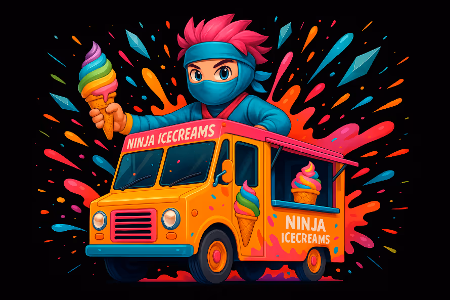 Ninja Ice Cream Truck Services