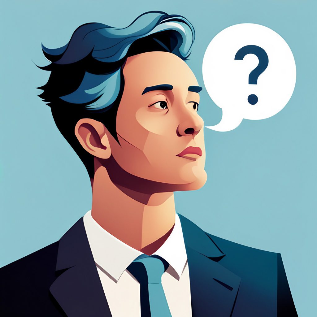 Person With Question mark Bubble Thinking About Managed IT Services