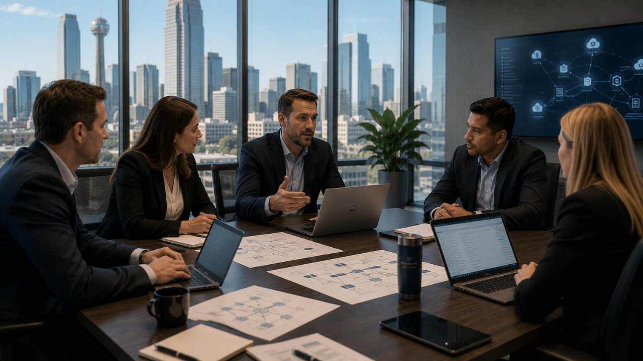 Dallas firm planning managed IT, cybersecurity, and secure cloud support.