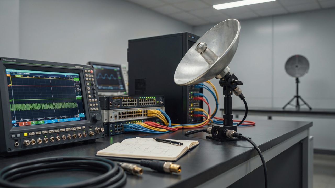 RF testing equipment for enterprise Wi-Fi surveys
