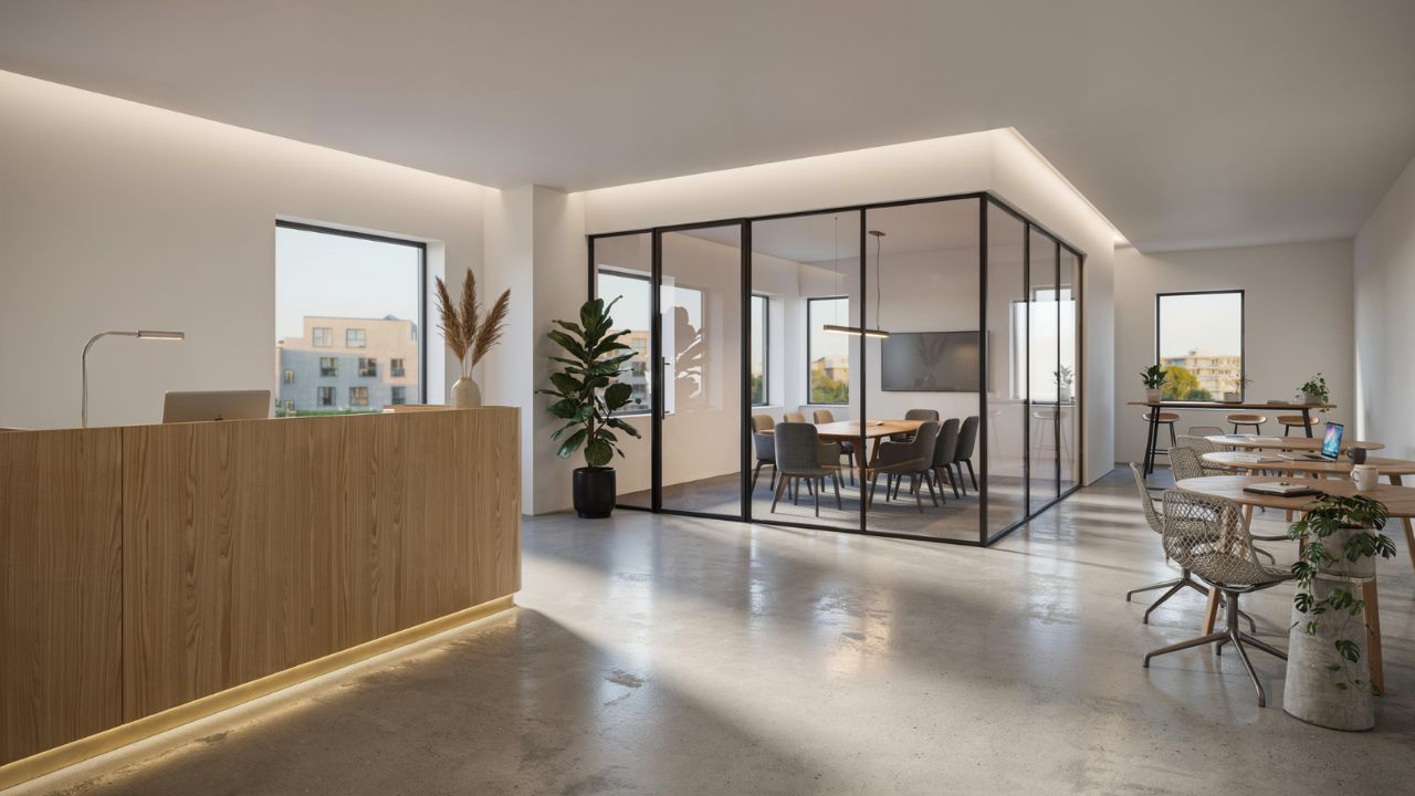Modern Dallas office reviewed in Wi-Fi survey report for coverage planning