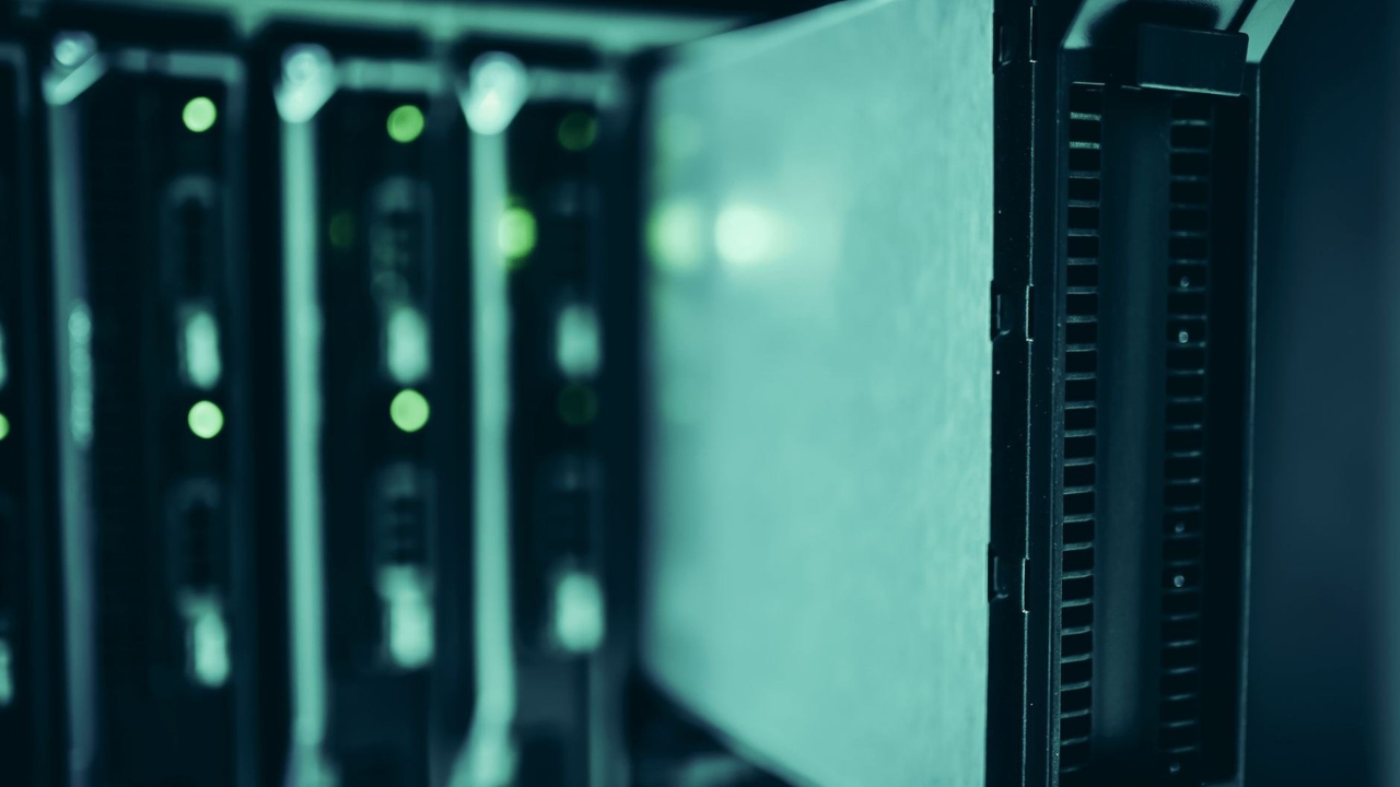 Secure server infrastructure supporting small business cybersecurity services.