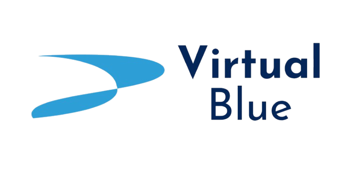 Virtual blue virtual airline logo
