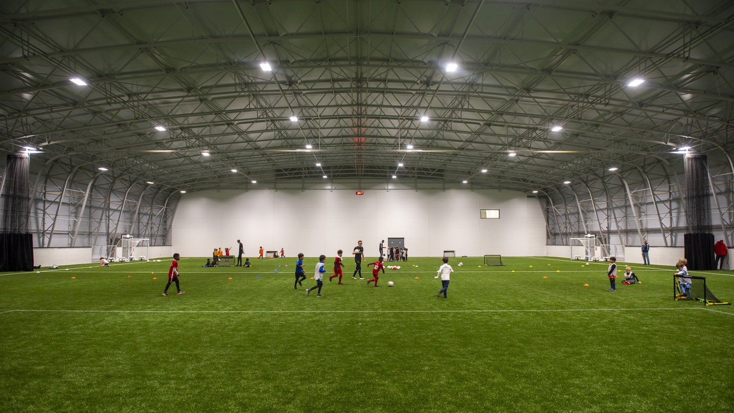 Inclusive soccer coaching with Australian children building skills through games