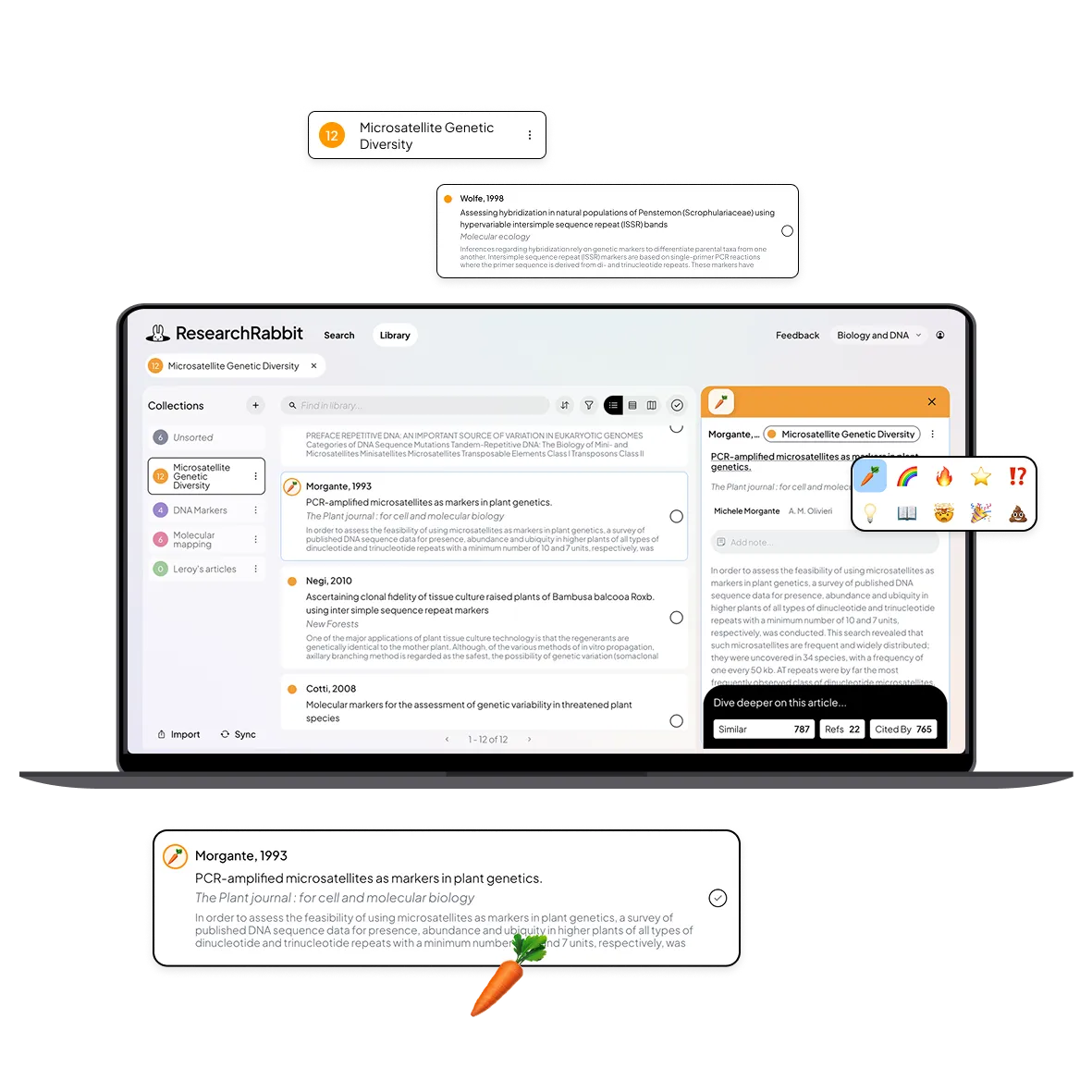 Organizing your literature review in ResearchRabbit