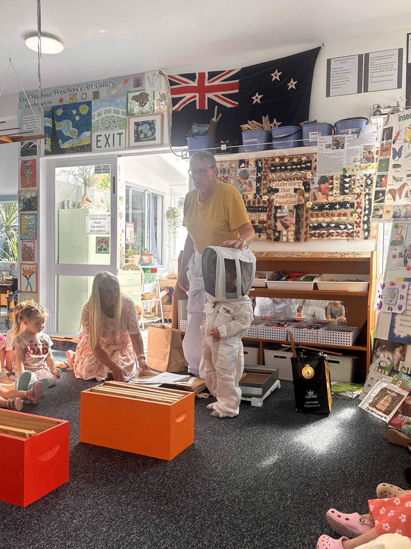 Our Exciting Honey Bee Visit from Zachary’s Grandad