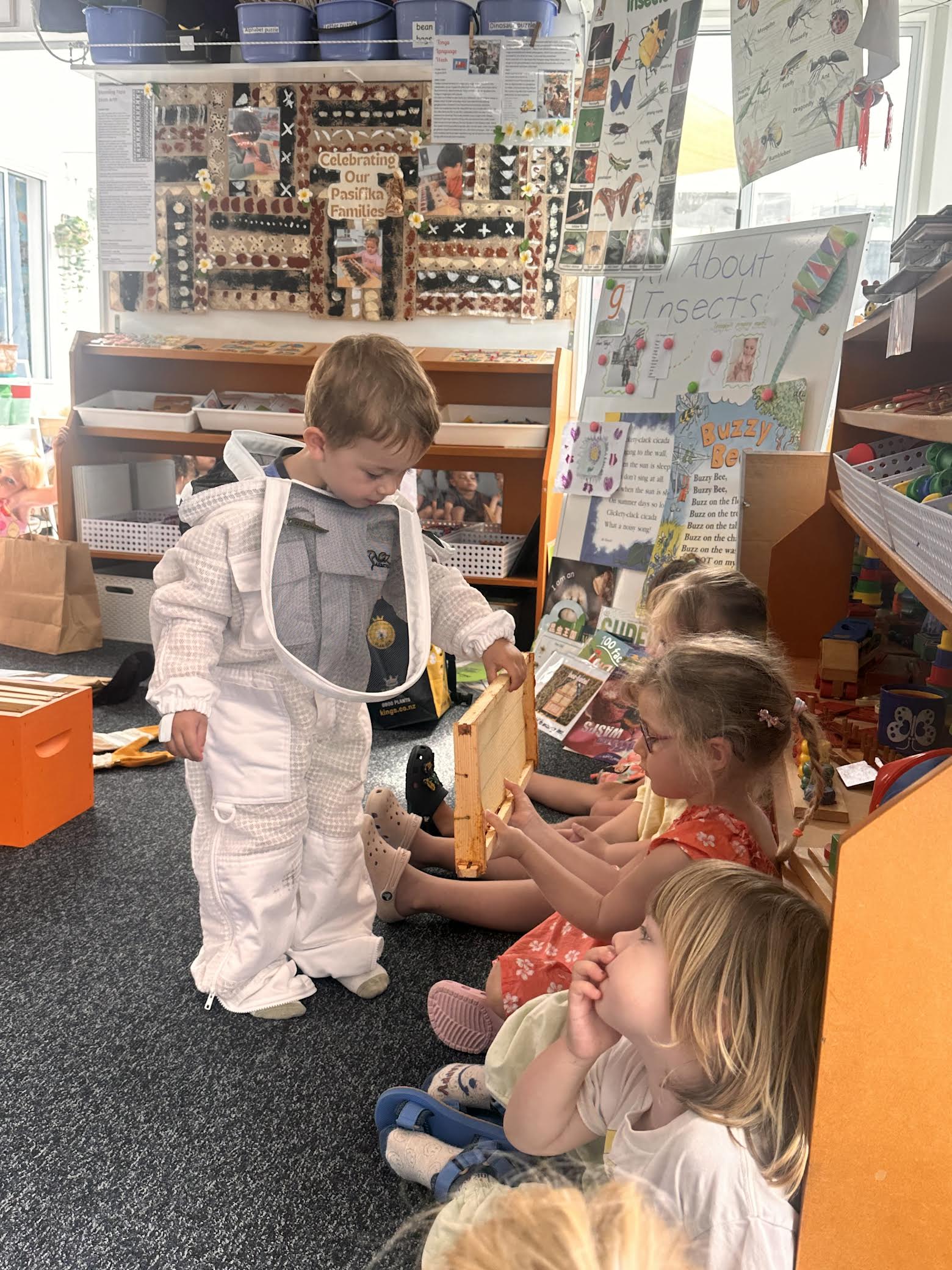 Our Exciting Honey Bee Visit from Zachary’s Grandad