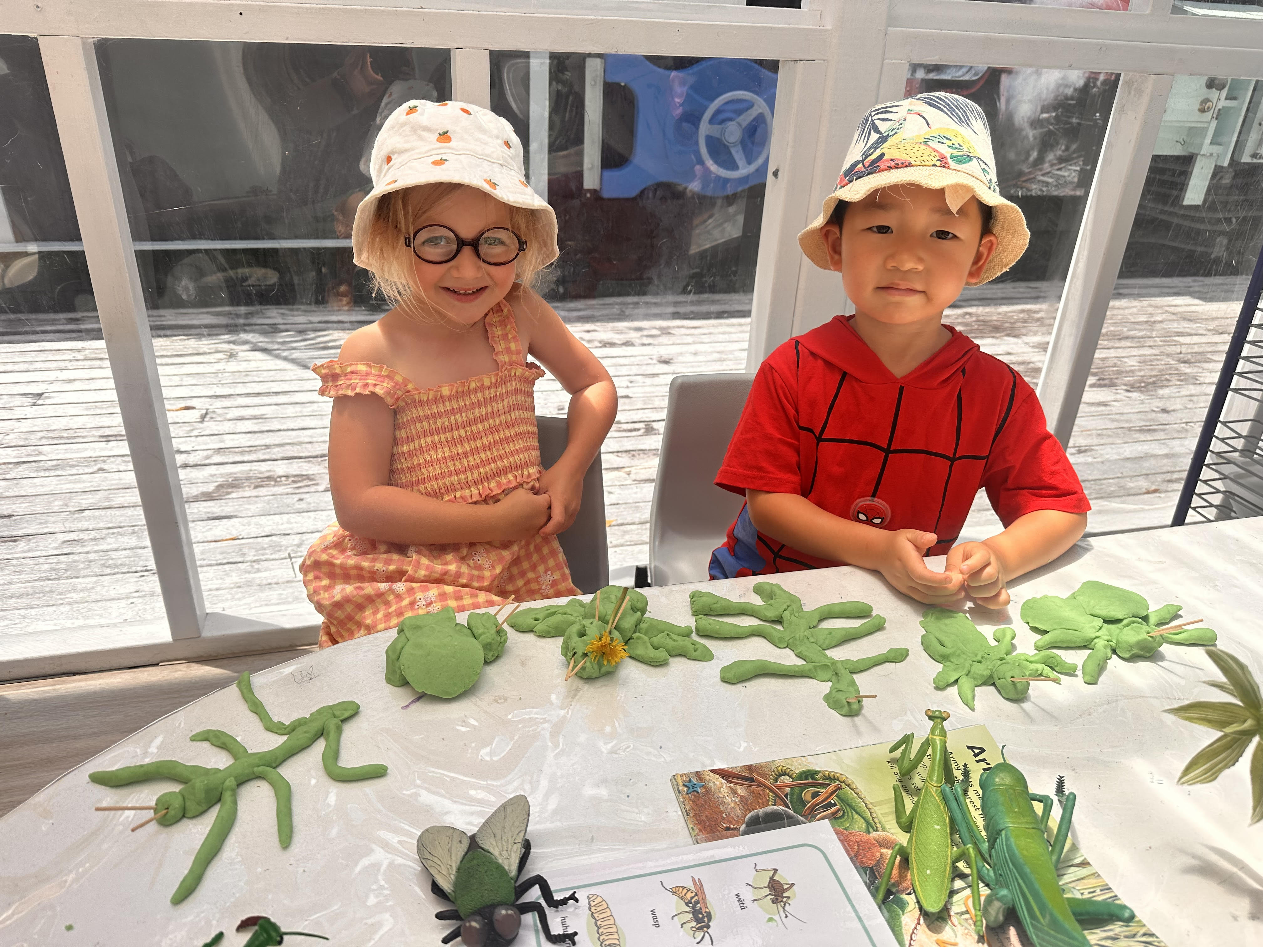 Our Vibrant Green Insect Models