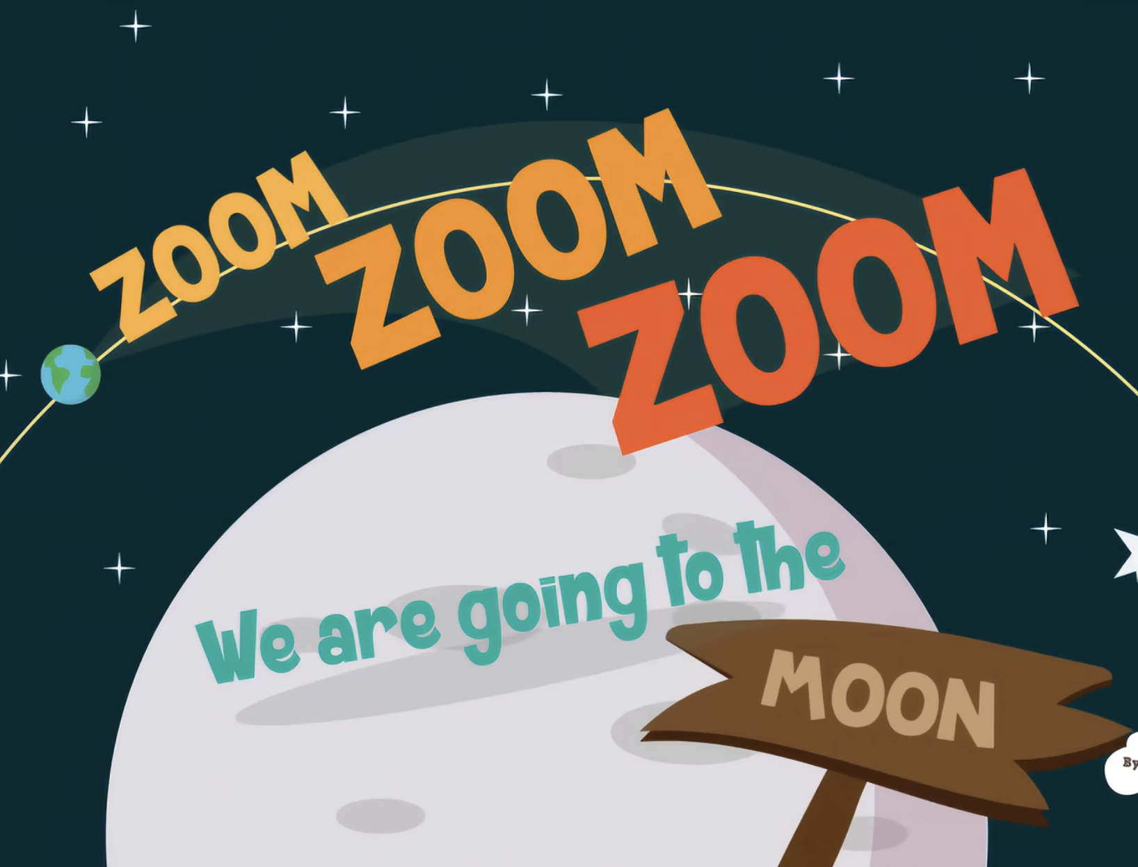 Zoom Zoom Zoom Were Going To The Moon