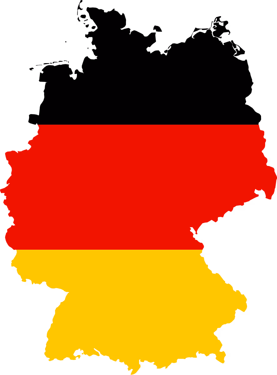 German flag map