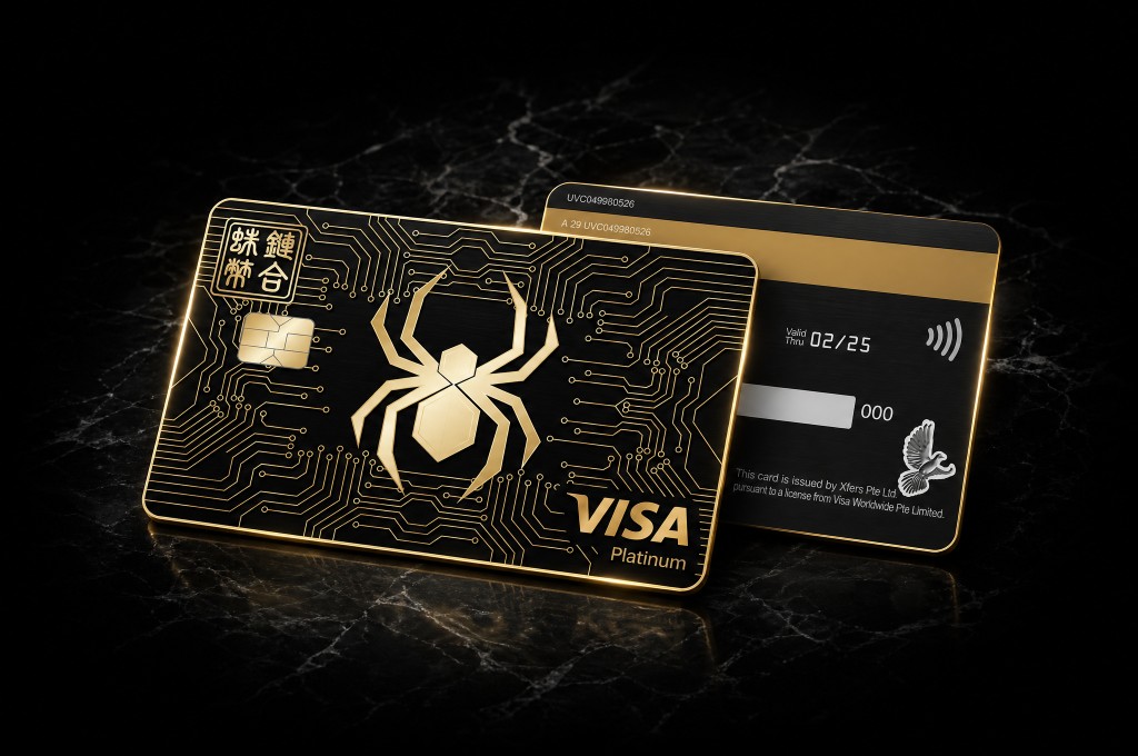 Legacy USD Card front and back on black marble