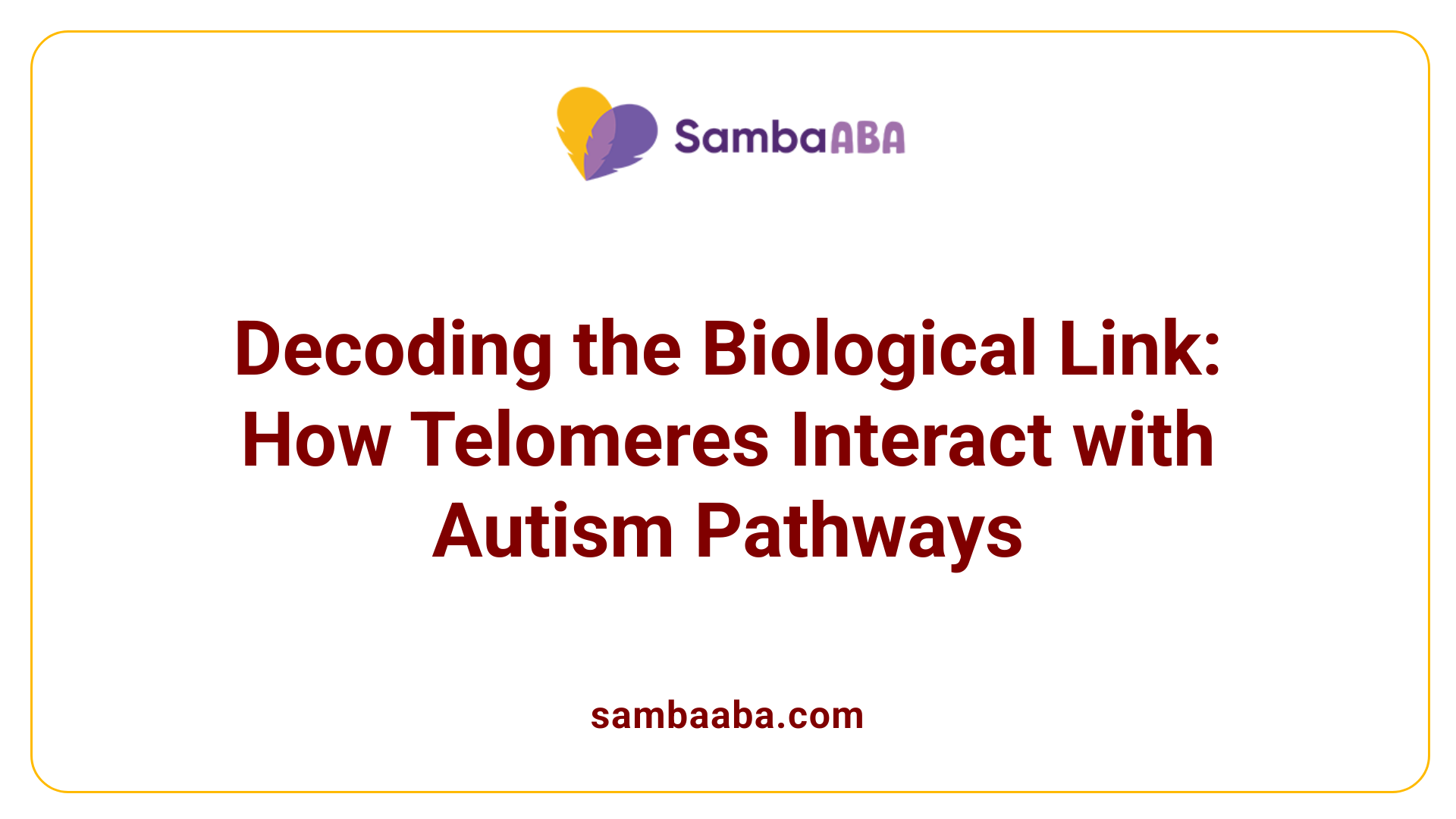 Decoding the Biological Link: How Telomeres Interact with Autism Pathways