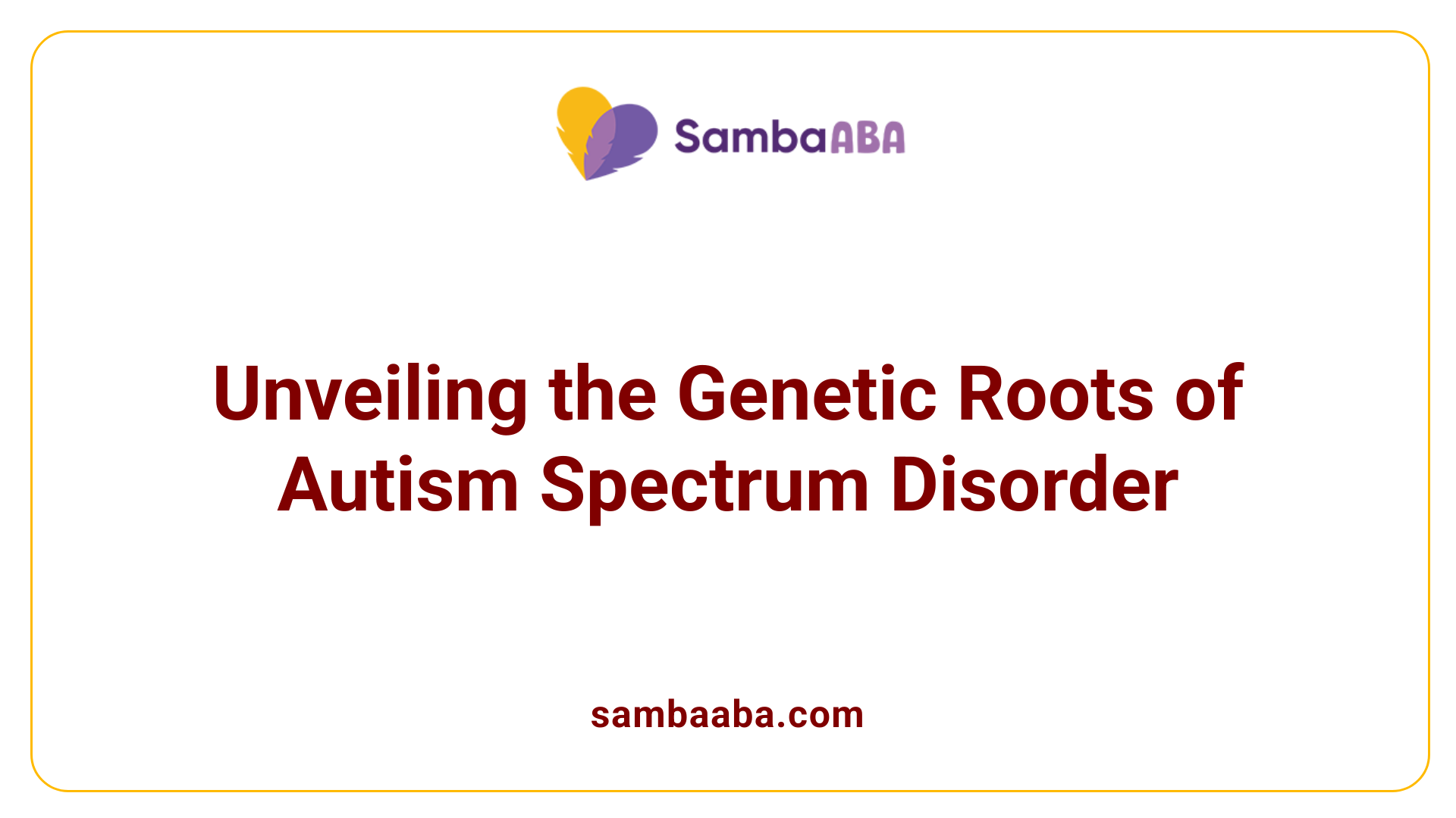 Unveiling the Genetic Roots of Autism Spectrum Disorder