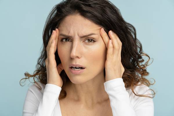 Facial expressions might cause wrinkle under eyes when smiling.