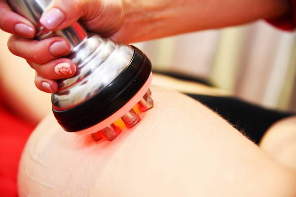 Radio frequency skin tightening firms loose sagging skin.