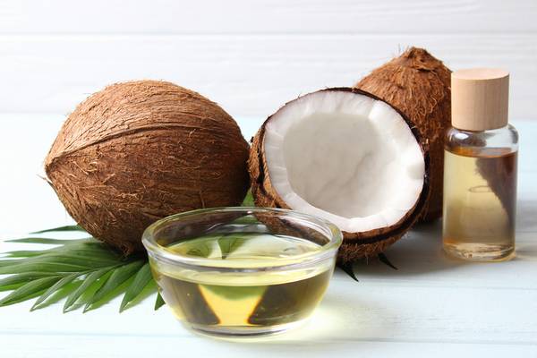 Coconut oil is a good treatment for dry skin on legs.