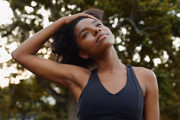 Exercise to reduce neck wrinkles
