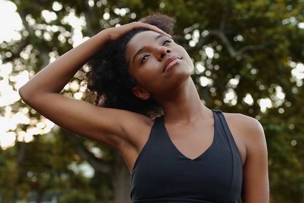 Exercise to reduce neck wrinkles
