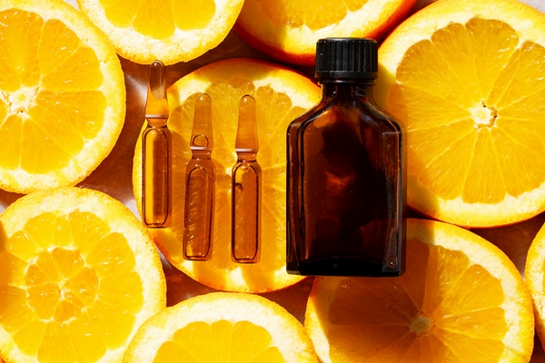 Take vitamin C in your diet for clear skin.