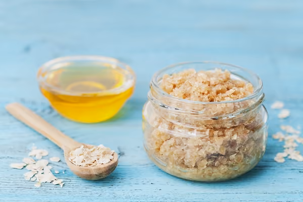 An oatmeal scrub can be used to get soft hands naturally at home.