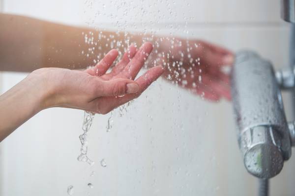 Avoid hot baths and showers to avoid dry flaky skin in winter.