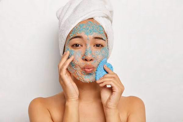 Not exfoliating causes clogged pores.