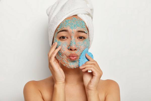 Not exfoliating causes clogged pores.