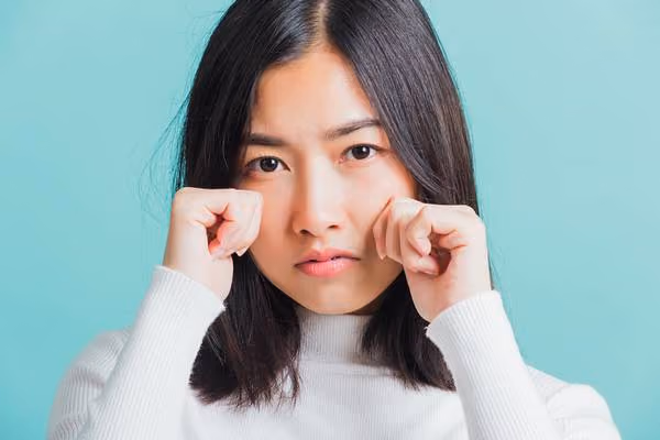 Excess stress can cause clogged pores.