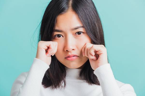 Excess stress can cause clogged pores.