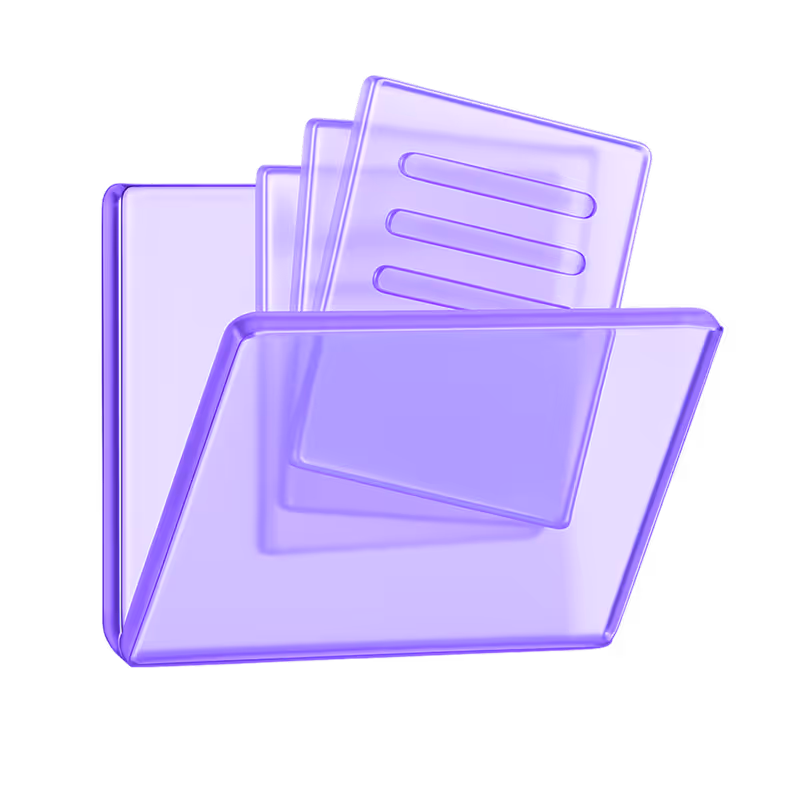 folder with documents