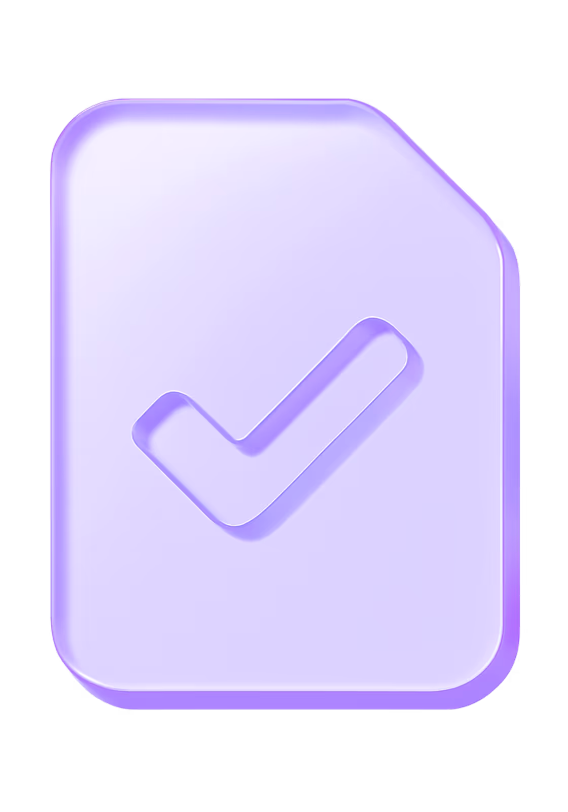 document with a checkmark