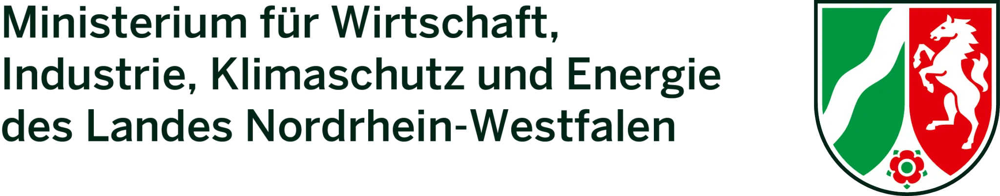 Logo Ministerium für Wirtschaft, Industrie, Klimaschutz und Energie des Landes Nordrhein-Westfalen