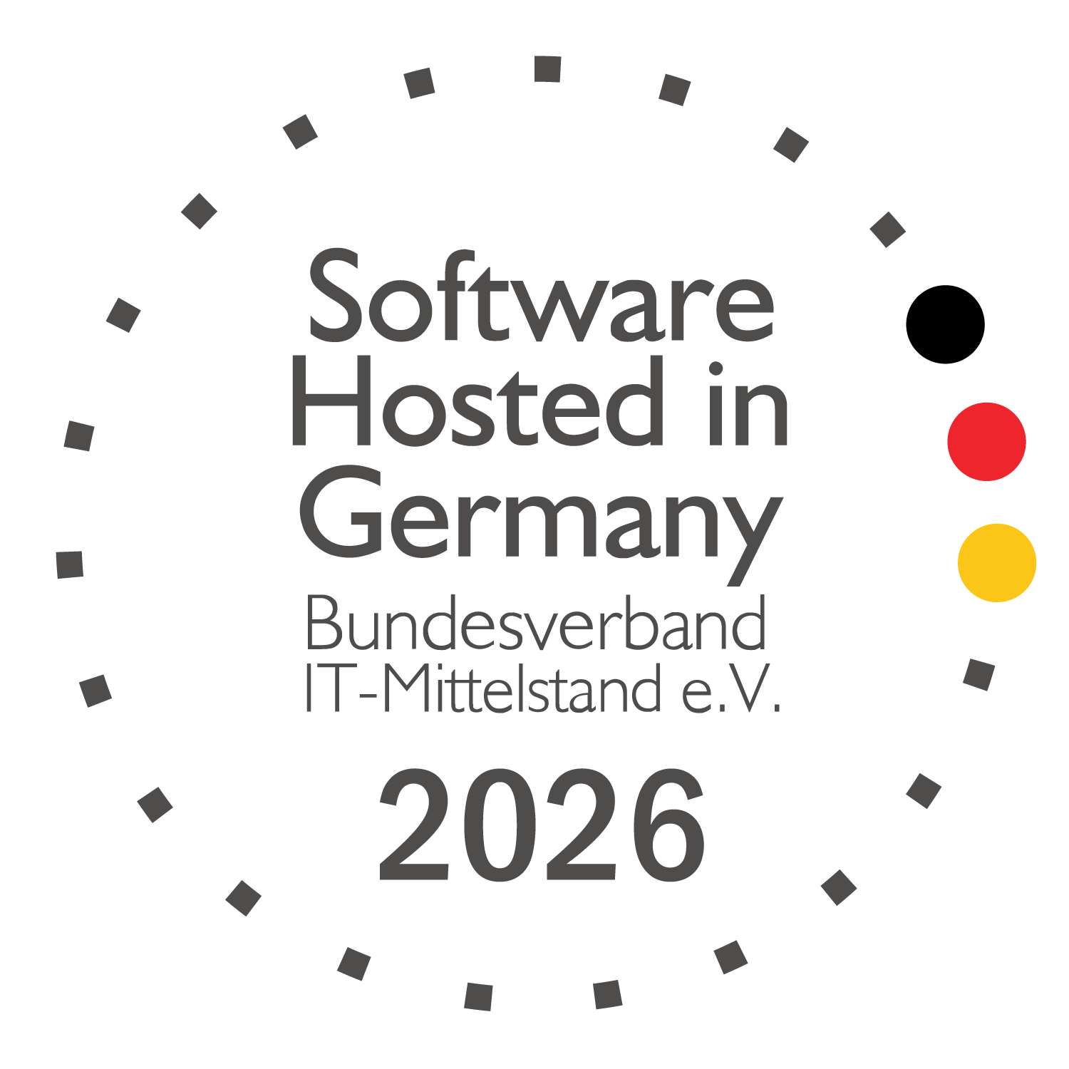 Qualitätssiegel 2025 für Software in Deutschland gehostet, Bundesverband IT-Mittelstand e.V.