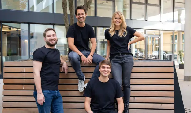 Gründerteam Planted, Jan Borchert, Wilhelm Hammes, Cindy Schüller, Heinrich Rauh