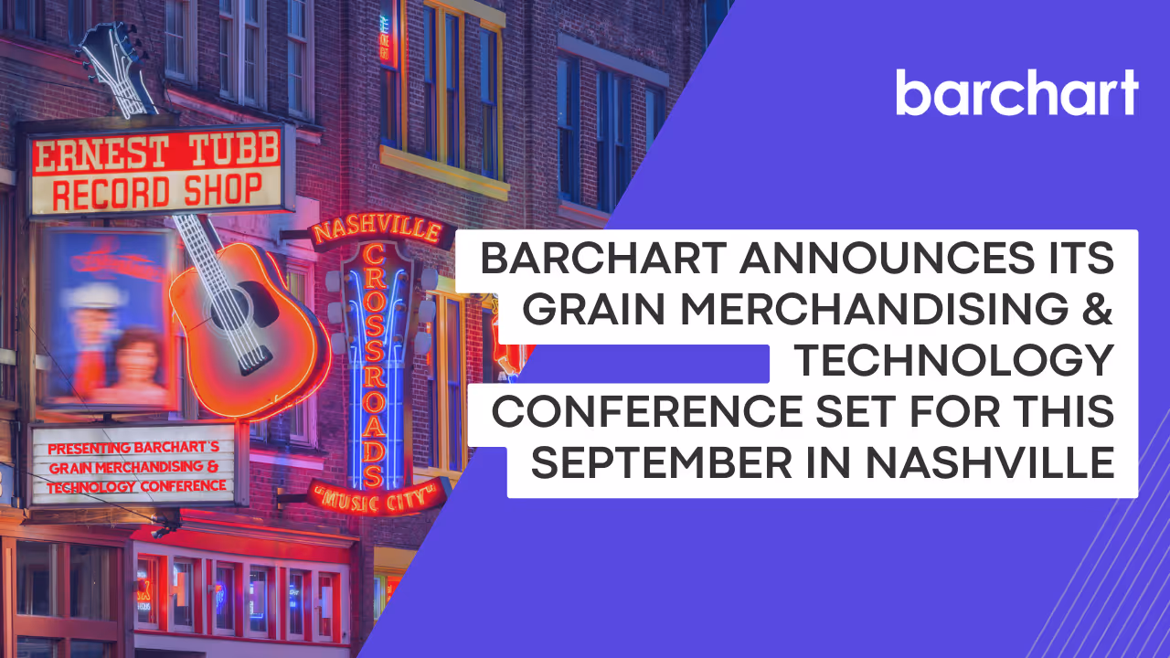 Join Barchart in Nashville for its Grain Merchandising & Technology Conference this September!